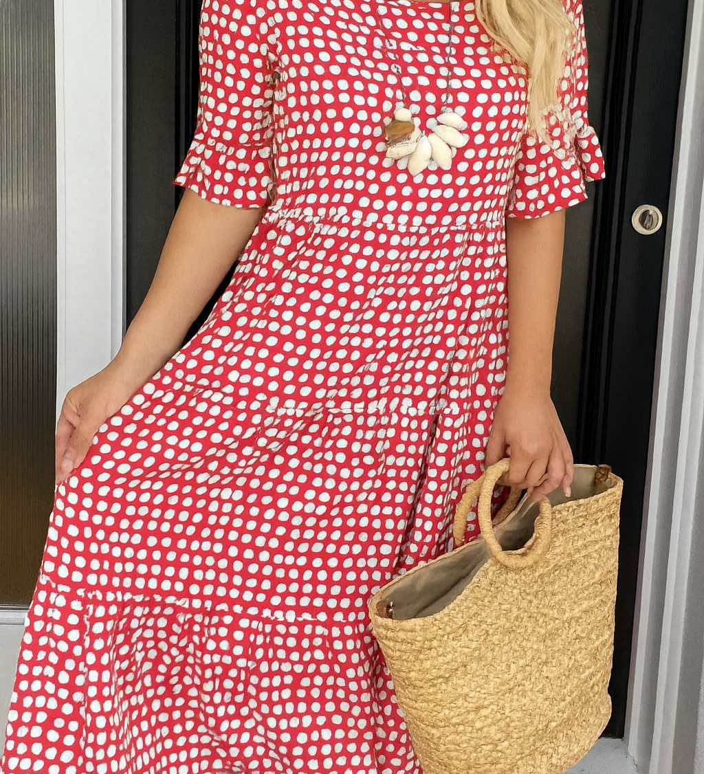 Lea – Točkasta boho elegancija