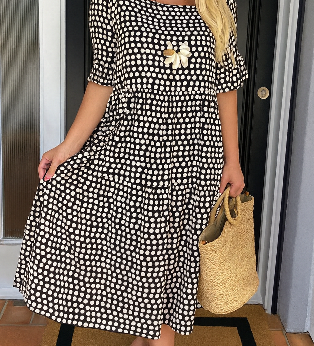 Lea – Točkasta boho elegancija