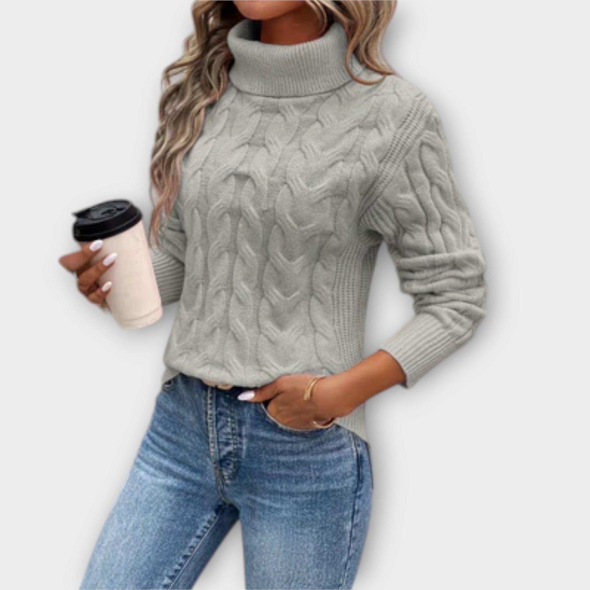 Amelija – Moderan pleteni pulover