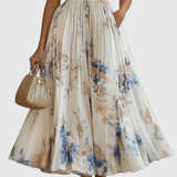 Rowella - Elegantna Plisirane Maxi Haljina