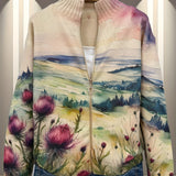 Marlowe | Cardigan sa zipom Pejzaž Čičak