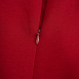 Ruby | Burgundska bezrukavna midi haljina