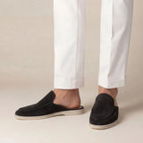 Crni Suede Yacht Mule