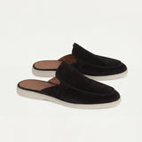 Crni Suede Yacht Mule