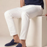 Mornarsko plava suede mule